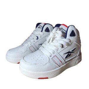 Reebok Boys Athletic High Top BasketBall Sneaker 095574 White Size 11K